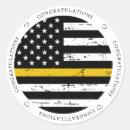 Search for dispatcher stickers Thin yellow line