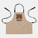 Search for cute teddy bear aprons Brown