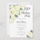 Search for 75 birthday invitations Roses