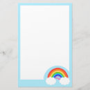 Search for rainbow stationery paper Cheerful