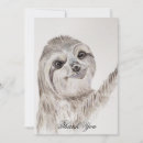 Search for sloth thank you cards Cute