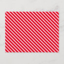 Search for diagonal stripes postcards Red