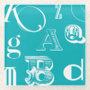 Search for letter coasters Blue