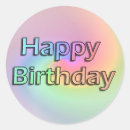 Search for multi colored stickers Happy