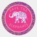 Search for elephant lovers stickers Save the elephants