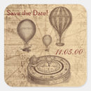 Search for steampunk wedding stickers Hot air balloon