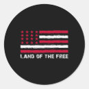 Search for land of the free stickers July 4th