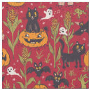Search for vintage halloween fabric Cat