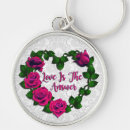Search for answer round key rings Love is the answer
