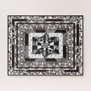 Search for black and white abstract art puzzles Unique