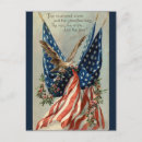 Search for eagle american flag postcards United states