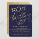 Search for glam 50th birthday invitations Stylish