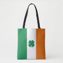 Search for irish flag bags Four leaf clover