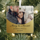 Search for married first christmas tree decorations Merry and married