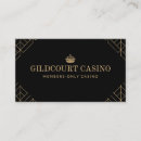 Search for casino business cards Black