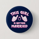 Search for getting married badges Bride to be