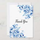 Search for blue floral pattern cards Watercolor