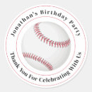 Search for baseball birthday stickers Sport