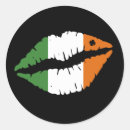 Search for green lips stickers St patricks day