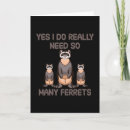 Search for ferret cards Weasel