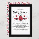 Search for red and black baby shower invitations Cute