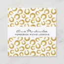 Search for horseshoeing business cards Horseshoes