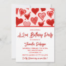Search for red heart pattern invitations Elegant