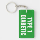 Search for diabetes diabetic key rings Type 1 diabetic