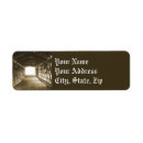 Search for bridge return address labels Vintage