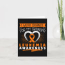 Search for i wear orange cards Leukaemia