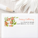 Search for peach return address labels Sweet little peach