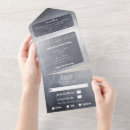 Search for elegant silver wedding invitations Minimal