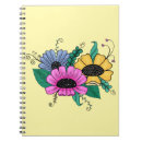 Search for cartoon notebooks Flowers
