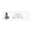 Search for holly and pine return address labels Evergreen
