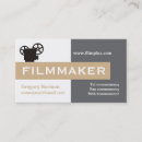 Search for filmmaker business cards Modern