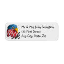 Search for patriotic eagle return address labels Bird