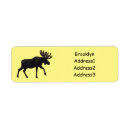 Search for moose return address labels Antlers