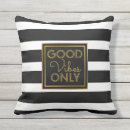 Search for good vibes only cushions Black