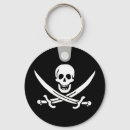 Search for flag skull key rings Jolly roger