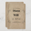 Search for parchment wedding invitations Elegant