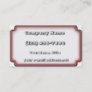 Search for plastic business cards White