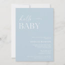 Search for hello baby shower invitations Minimalist
