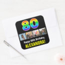 Search for 80th photo stickers 80 years old