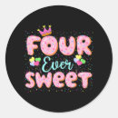 Search for 4 birthday stickers Girls