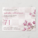 Search for magnolia birthday invitations Flowers