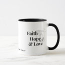 Search for faith hope and love mugs Modern