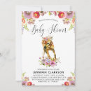 Search for doe baby shower invitations Floral