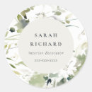 Search for floral white stickers Sage green