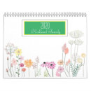 Search for watercolor calendars Floral