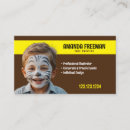 Search for painter artist business cards Facepainter